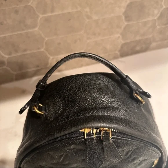 Louis Vuitton Sorbonne Black Empreinte Backpack - Picture 10 of 14